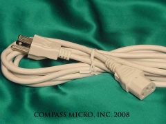 power cord (white - 10ft.) for Epson MovieMate 25