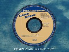 software CD---NO 
LONGER AVAILABLE for Epson Perfection 2400 Photo