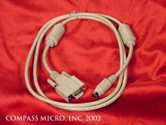 cable, mini 8 pin to D-sub 9 pin for Epson PhotoPC 500